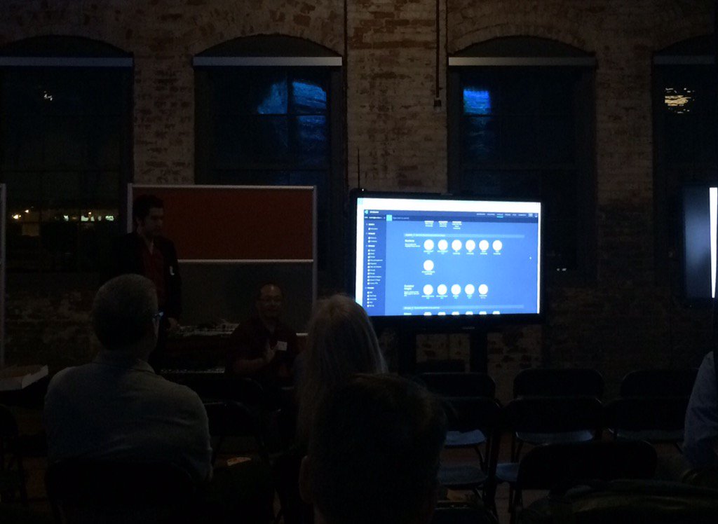StartupMonkey's tweet photo. IBM #BlueMix tutorial being presented at SOFWORX #swxhack https://t.co/EEM8qGj7OA