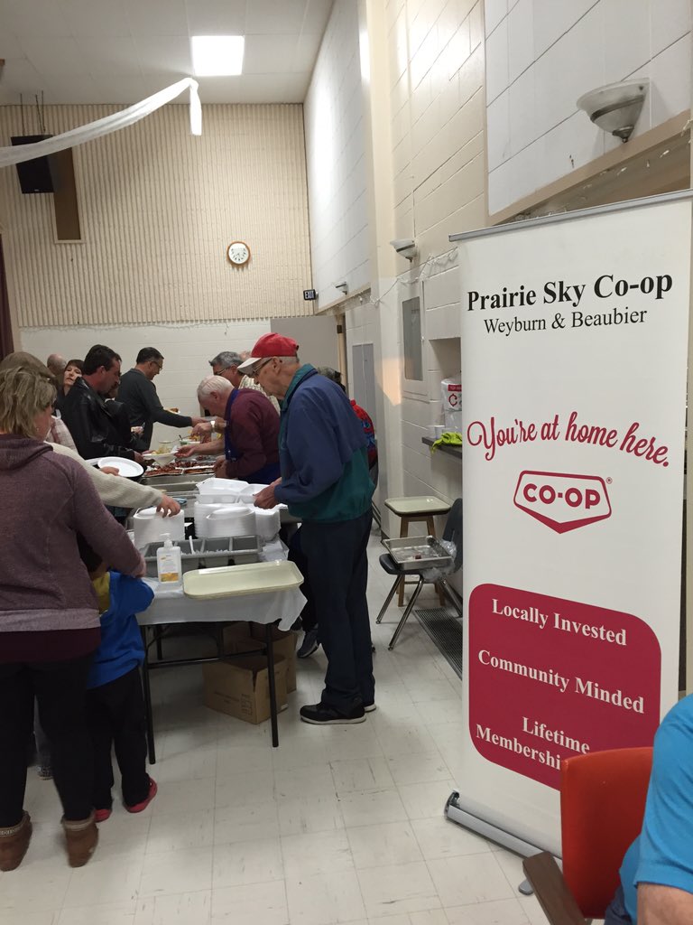 Jeff3Richards's tweet photo. Thanks K of C and @PrairieSkyCoop - Perogy feast for #Communithon https://t.co/UPLOAIvLvi
