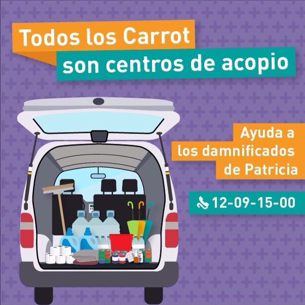 1.llama 2. Te abrimos el carrot más cercano a donde estés 3. Deja tu ayuda en la cajuela