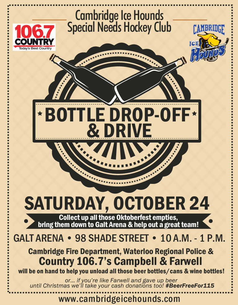 Cam Linwood (@camlinwood) on Twitter photo Watching the <a href="/BlueJays/">Toronto Blue Jays</a> game with friends tonight? Drink responsibly & bring the <a href="/icehoundz/">Cambridge Ice Hounds</a> your empties tomorrow! Watching the <a href="/BlueJays/">Toronto Blue Jays</a> game with friends tonight? Drink responsibly & bring the <a href="/icehoundz/">Cambridge Ice Hounds</a> your empties tomorrow!