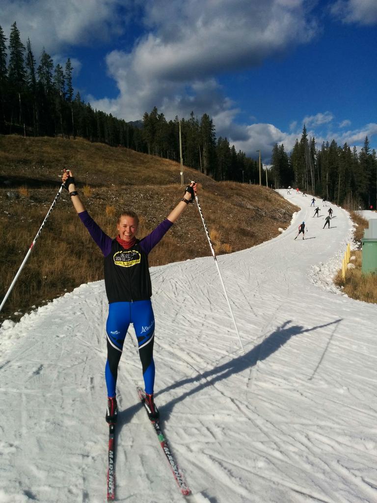 Stoked to break out the <a href="/MadshusRacing/">Madshus Racing</a> and @FastTraxRunSki gear for the first day of frozen thunder! #skiseason!!