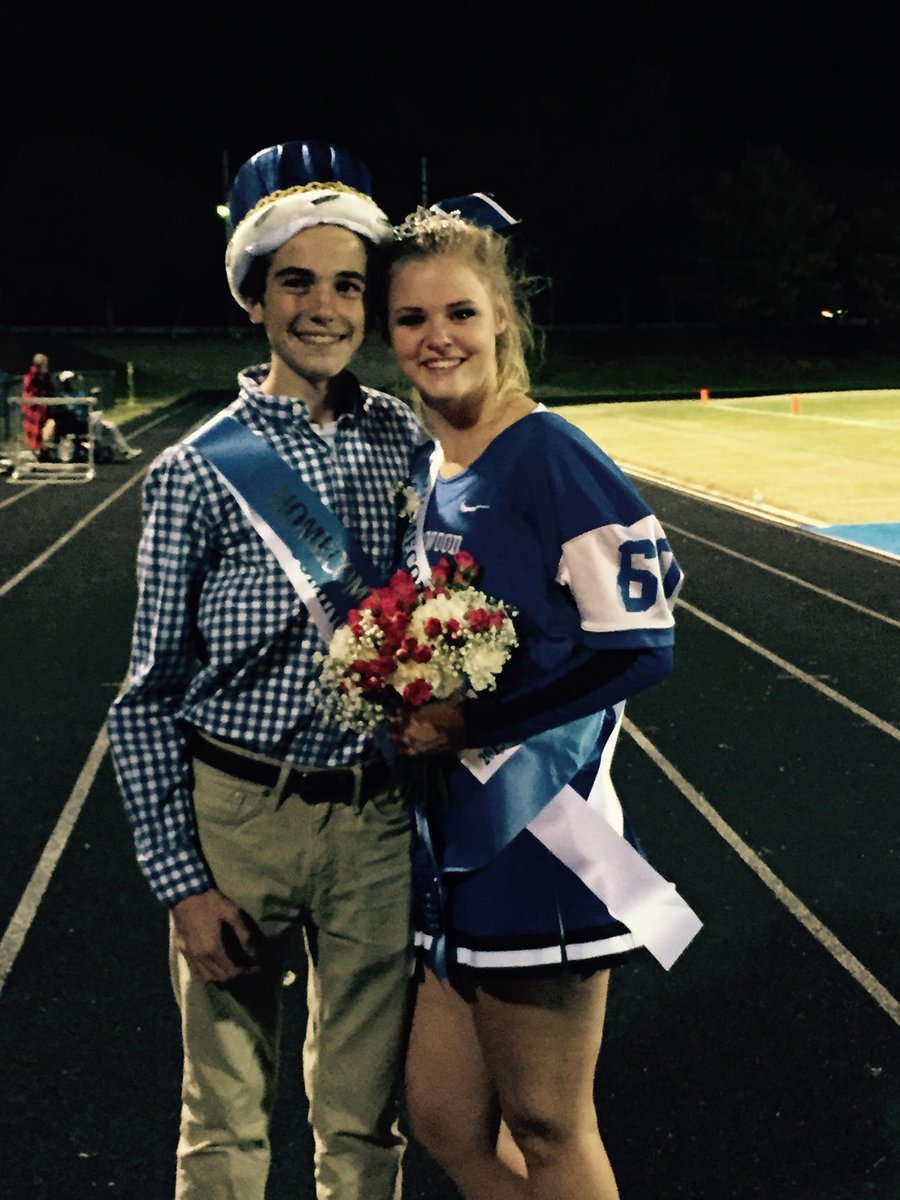 Homecoming 2015 King Tony and Queen Holly!!!