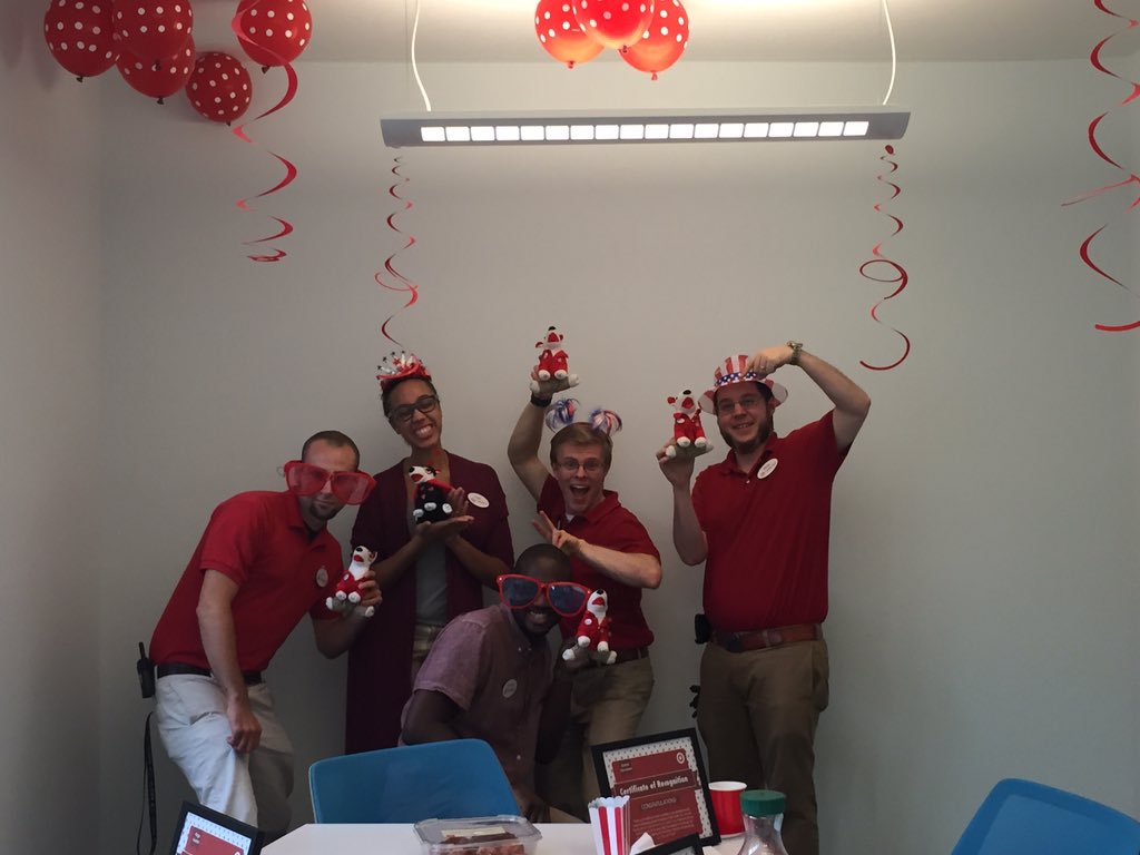 I love my team! #grateful #bestteamever <a href="/DarrickJoseph/">Darrick Samuelsen</a> <a href="/Paige_TargetX/">Paige Hurston</a> <a href="/Ques1207/">Marques Thomas</a> <a href="/Peter_M_Robbins/">Peter Robbins</a> <a href="/J_J_SPENCER/">The Panty Drencher</a>