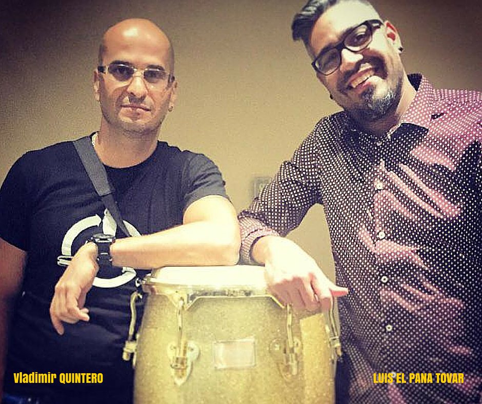 TycoonPercEspan's tweet photo. #FotoDelDía El Maestro y el alumno. @Vladitimbon &amp; #LuisElPana #Tradición @TycoonPerc #congas #percusión https://t.co/0WixrUhC9X