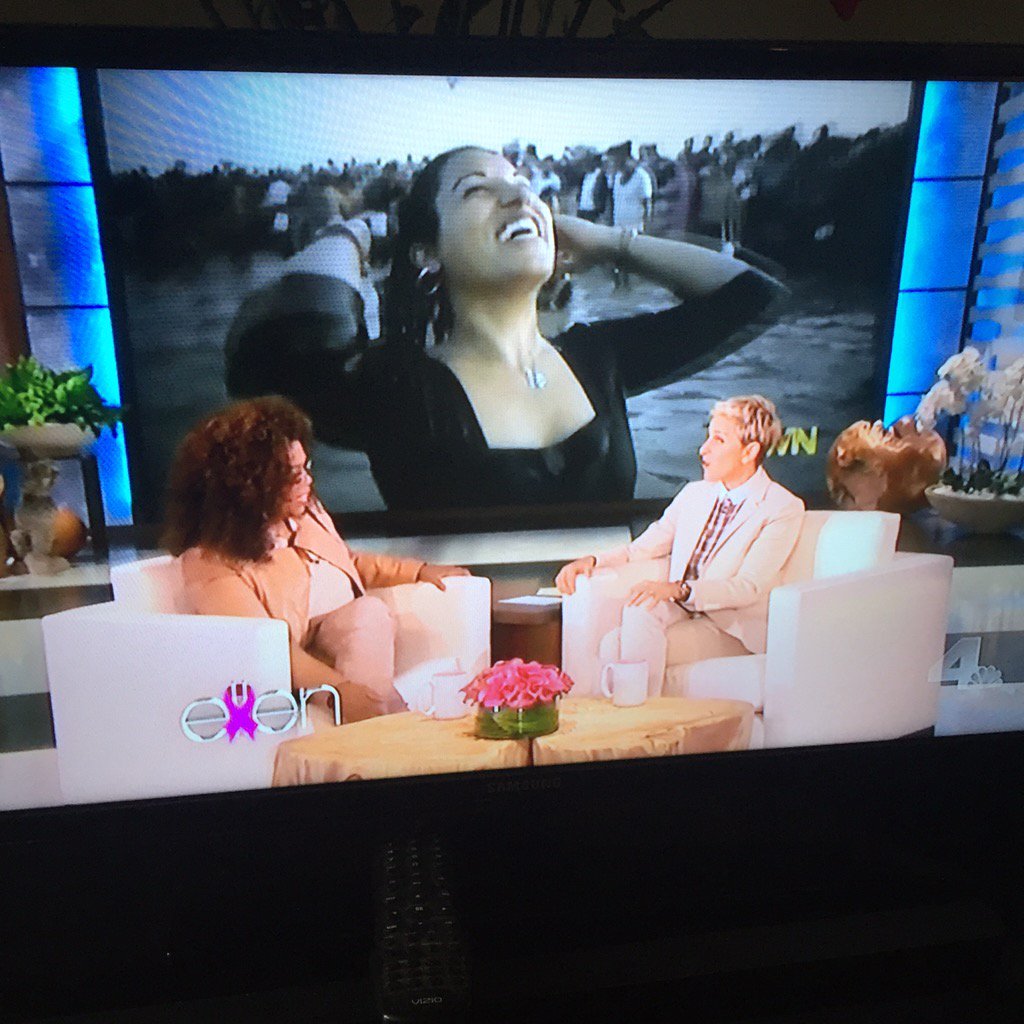 rajshehan's tweet photo. There she is!! @Oprah @TheEllenShow and @ReshThakkar.. #Belief on @OWNTV 2 more nights and then #ExplorerQuest https://t.co/H0O4Fu9ZuB