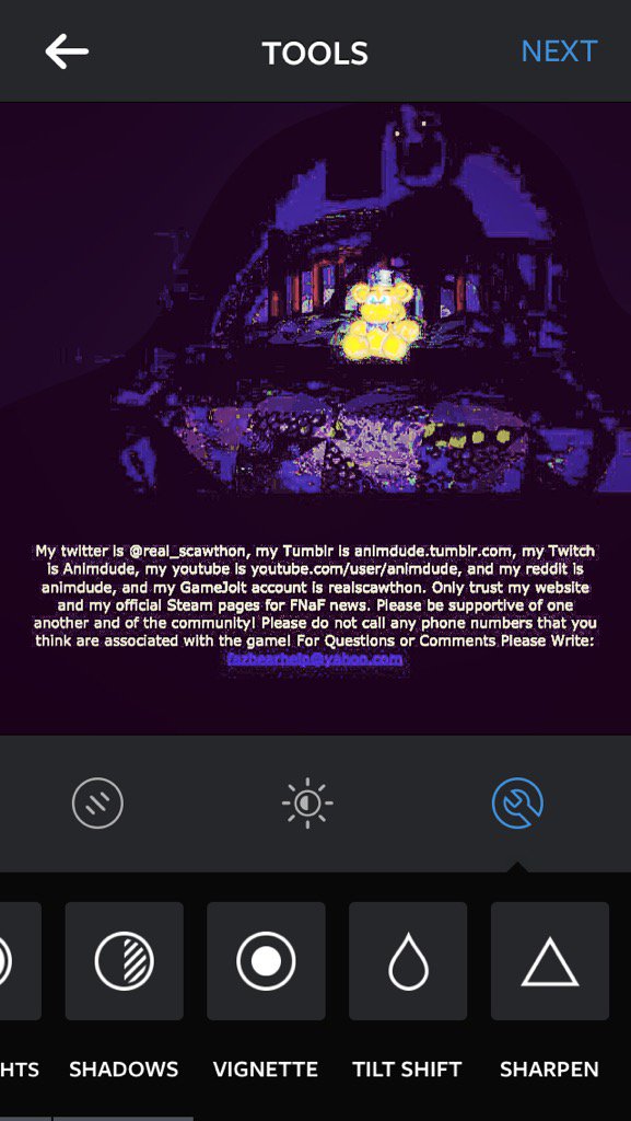 Bruh_don's tweet photo. @SmikeTV so I brighten up the fnaf teaser you see the bed from fnaf4 and the marionette https://t.co/J98J6nIANa