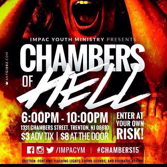 lbgf_inc's tweet photo. Chambers of Hell is tomorrow?! Oh Hell Nah! Bring everyone you know!! #chambers15 #impacym #hell #ohhellnah #trenton https://t.co/kgCq62xaeZ