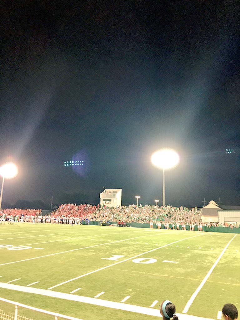 taylorabailey's tweet photo. Love Friday night high school  football #Newman #PackedHouse @mileslapeyre17 #TouchDownNewman https://t.co/vCuKmVHB9b