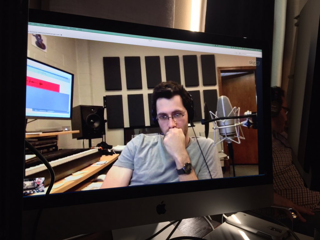 joelsantosaudio's tweet photo. Stoked on my first day as technical director for @blurredradio with one of my favorite game composers @awintory https://t.co/qAIOPJvKgw