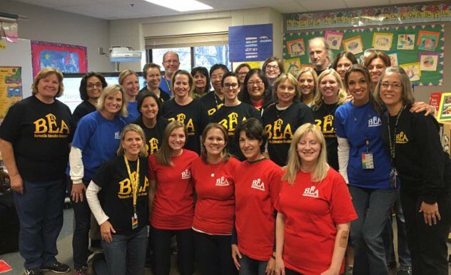JodyPlucinak's tweet photo. Lucky to spend my days with these dedicated teachers @RahnArtsTech #United #BEAOne91 https://t.co/ivtjaafRFk