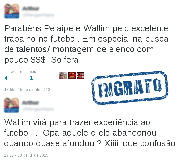 azul_ingrato's tweet photo. Temos nosso primeiro INGRATO! Sigam que vem mais... https://t.co/Slsivqen5Y