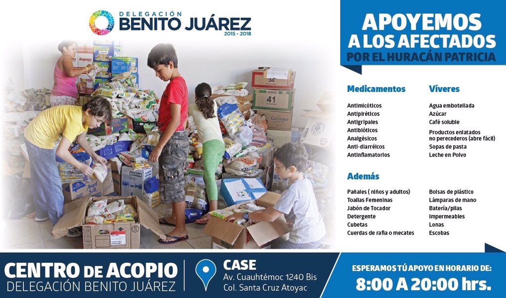 Apoyemos a nuestros hermanos afectados a partir de mañana <a href="/Christianvonroe/">𝘾𝙝𝙧𝙞𝙨𝙩𝙞𝙖𝙣 𝙫𝙤𝙣</a> <a href="/vholmedos/">Víko Olmedo Savater</a> <a href="/SandrineBads/">Sandra Bada</a> <a href="/LOMMX/">Eugenia Callejas</a>