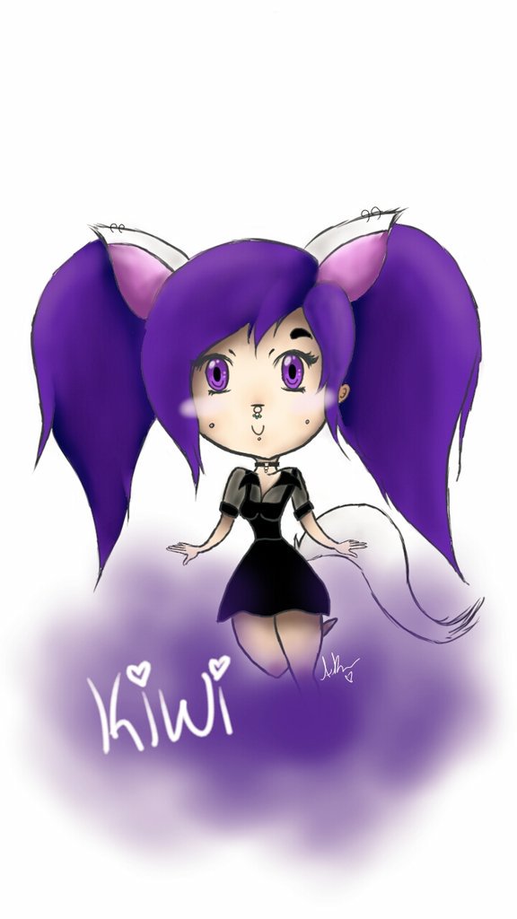 nayr_u's tweet photo. I was practicing chibi anatomy and it reminded me of @xXScreamKiwiXx so I kinda just turned it into her cx ♡ https://t.co/f6rRlHmE58