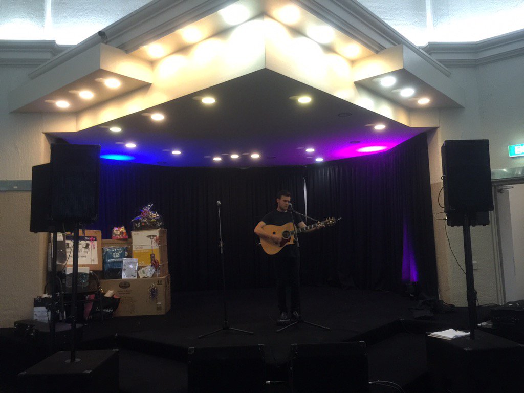 NE55YZ's tweet photo. @jamesliamhall warming up and sound check for The Epic Fundraising Event - Dancing for the Dal Bens #dancing4dalbens https://t.co/hTMk9VztYd