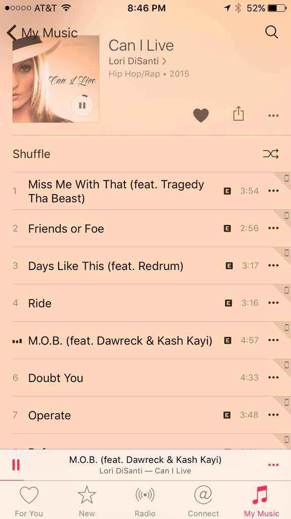 Tizzle3423's tweet photo. @LoriD99 finally got this heat off iTunes! Salute🙏🙏 https://t.co/dX40CKuLlD