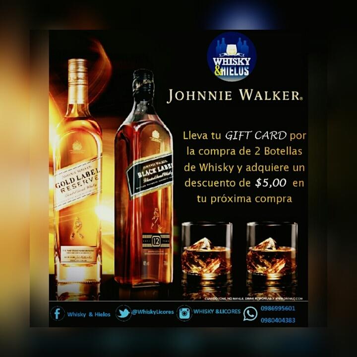 WhiskyLicores's tweet photo. Whisky &amp; Hielos #Contactos 0986995601 
 #JWBlackLabel $45,00
 #JWGoldLabel $75,00 
#Whisky#Hielos#AguaMineral https://t.co/fRmh6EysI0