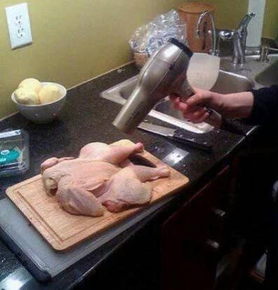 inhaledopeshit's tweet photo. *on phone*

Mom: Did you take the chicken out the freezer? 
Me: Yes.

*hangs up*  😂😂😂 https://t.co/WBBuKqAyRd