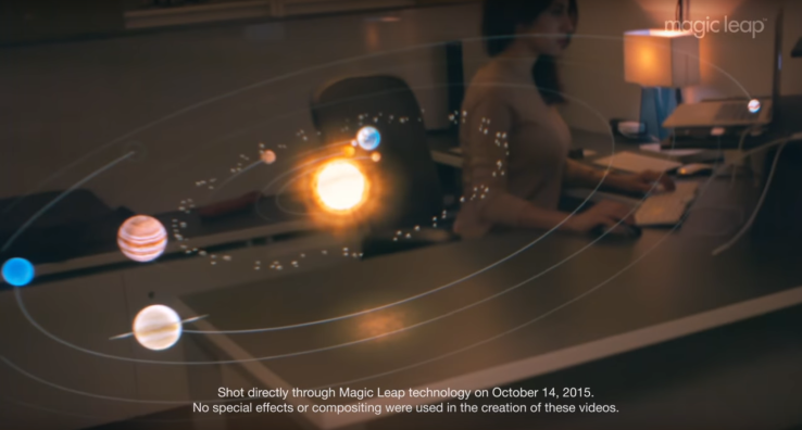 TechCrunch's tweet photo. Magic Leap releases raw footage created with its AR tech https://t.co/FF8XNVyvHP https://t.co/fXjnyR2huG