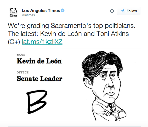 seiuusww's tweet photo. .@LATimes actually Senate pro Tem @kdeleon won historic A+ victory for workers on #SB588 https://t.co/wFk8pTiXzY https://t.co/hWpmYb6Mi3