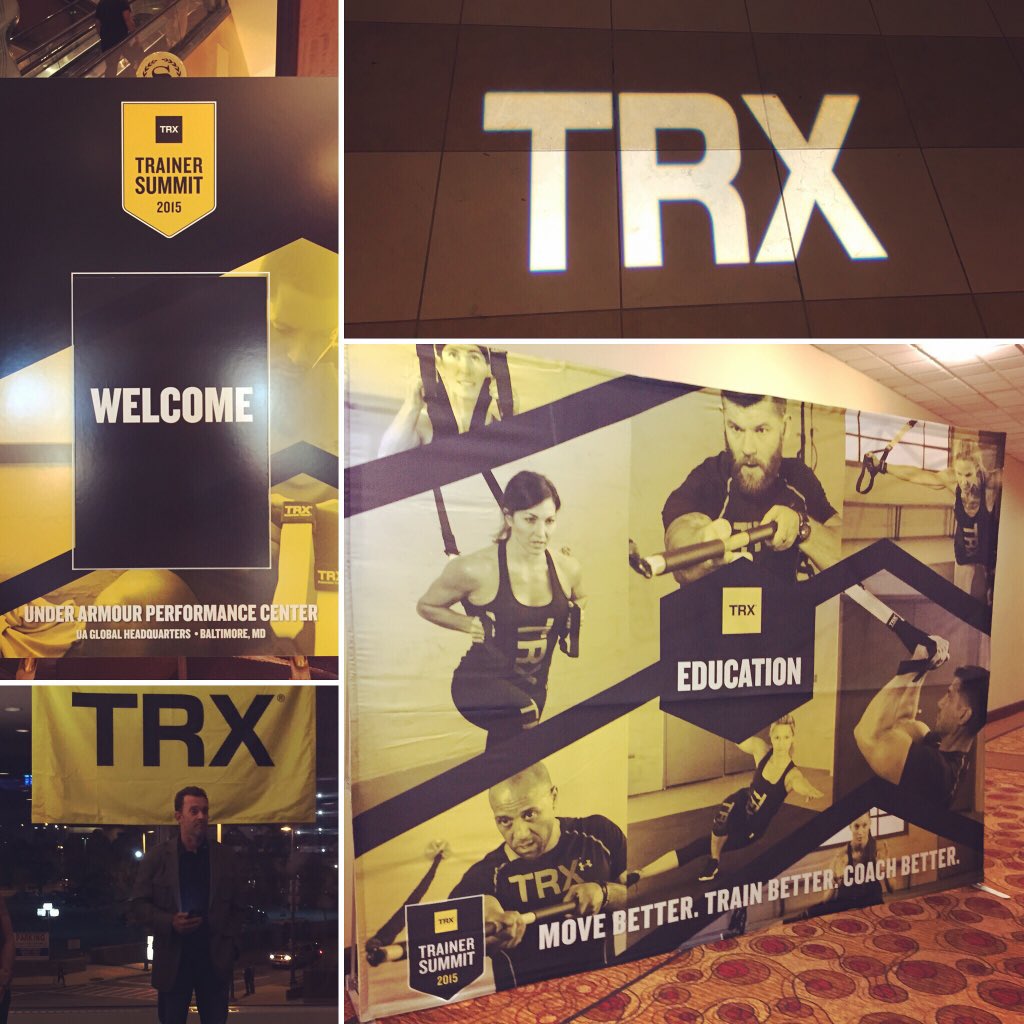 TRXCORE's tweet photo. #TRXSUMMIT HAS BEGUN! This is going to be an EPIC weekend! @TRXtraining @randyhetrick #COREStrong #EarningMyBetter https://t.co/q4BQh4b11e