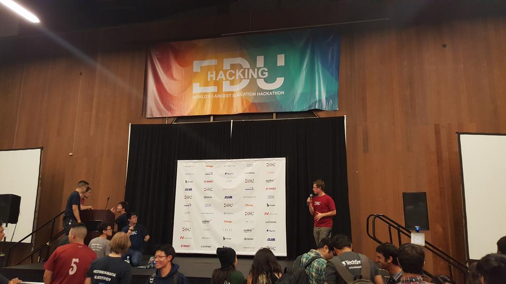 SmartGymLabs's tweet photo. Smart Gym is at #HackingEDU !!! https://t.co/y59bixw8fs