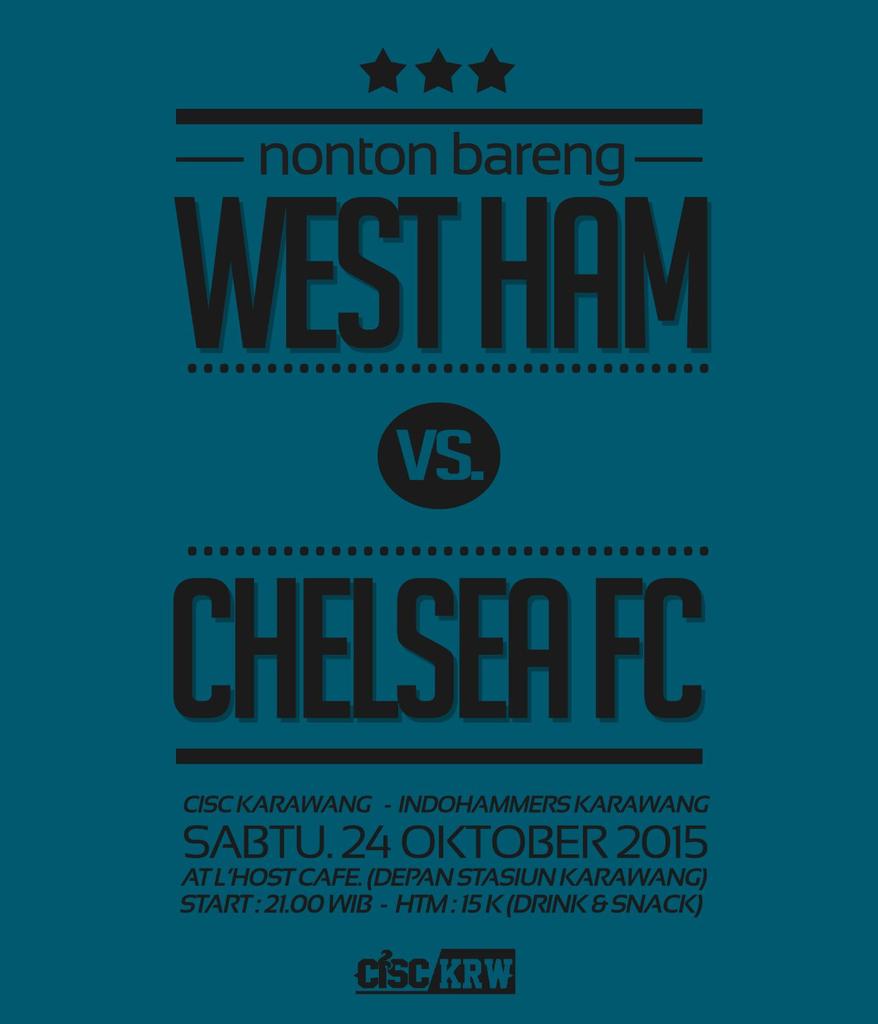 CISCkarawang's tweet photo. Jangan sampai lupa malam ini kita ketemu di @Lhost_cafe bersama @HammersKRW kita ramaikan nonbar skrg
#NonbarCisc https://t.co/3sIUFo9D2B