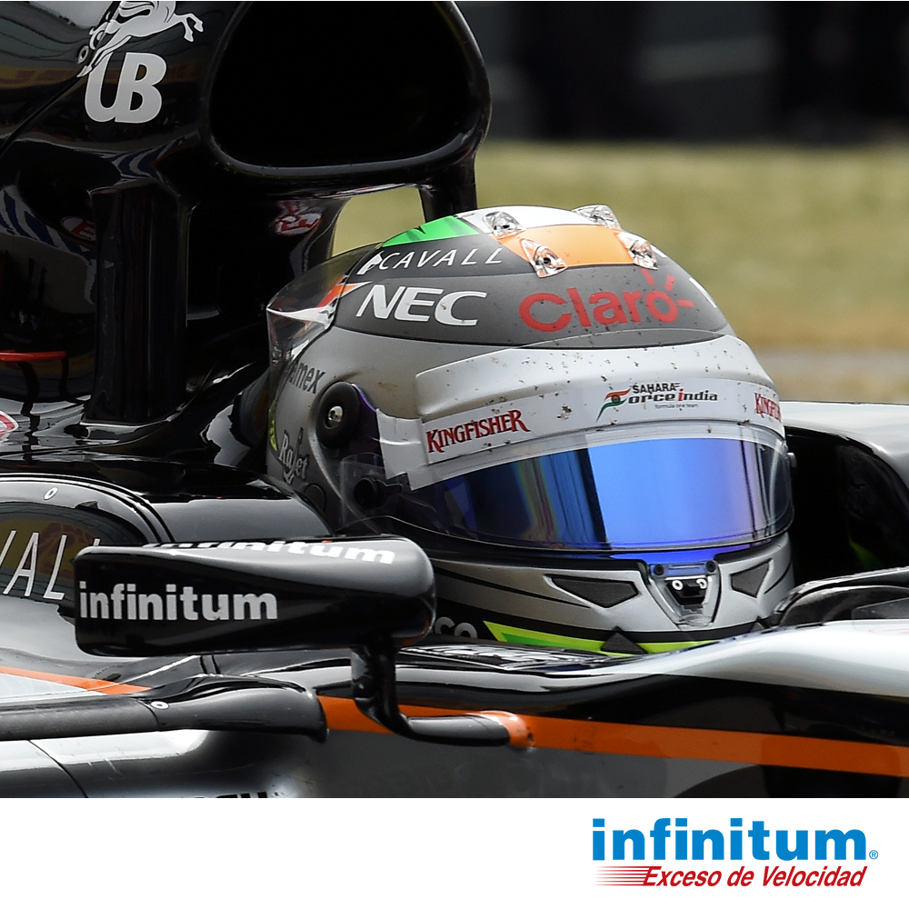 infinitum's tweet photo. Los motores de @SChecoPerez están listos para arrancar, ¡apóyalo #EnInF1nitum! #ExcesoDeVelocidad. https://t.co/ecdeypCNVU