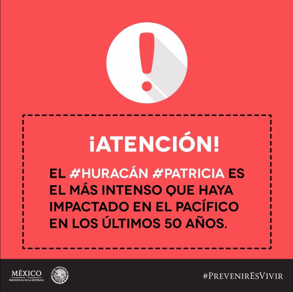 ZombieCampMX's tweet photo. #ZombieCampMX solicita apoyo para todos los afectados por el #HuracánPatricia ⚠️. https://t.co/VvKqPgQd6A