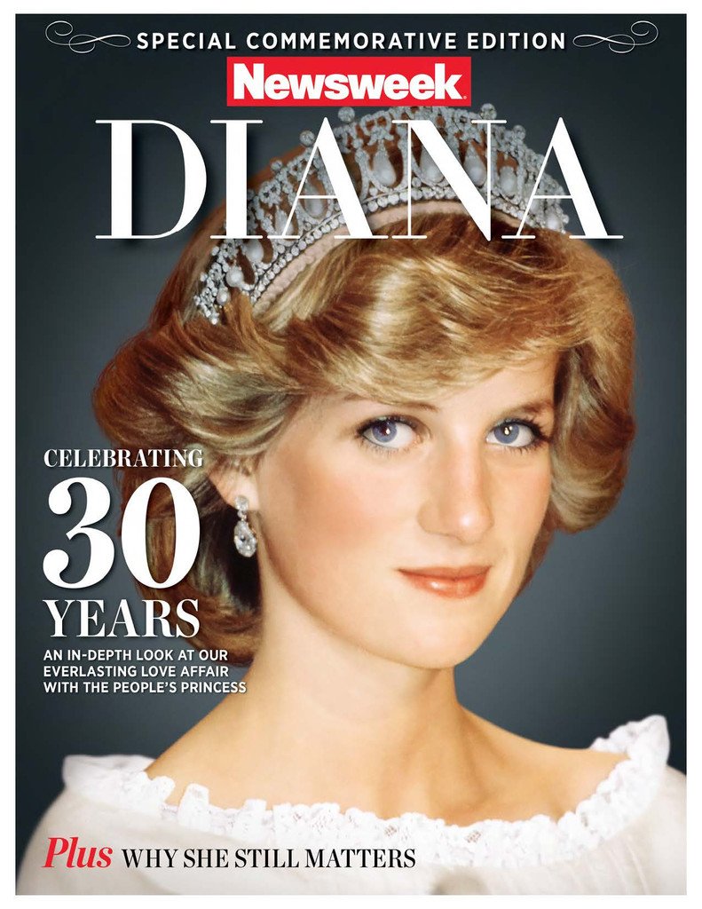 Newsweek's tweet photo. Celebrating the unforgettable Princess Di in a 100-page special edition, on newsstands now https://t.co/R7hbT4CVbr https://t.co/kmwDGeFIFS