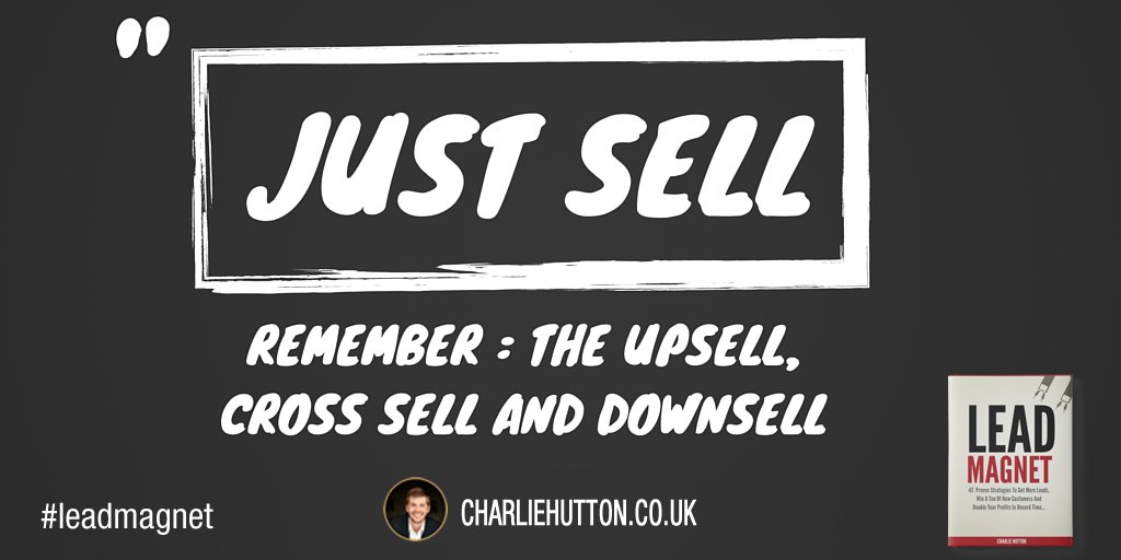 Charliehutton's tweet photo. Remember for maximum #profits the sale isn't over once the sales made... #LeadMagent https://t.co/EYRg8LRGIF https://t.co/RmAbJyqqqi