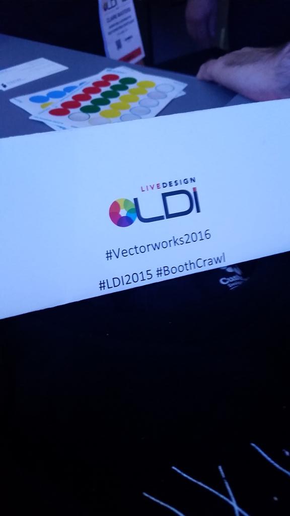amypennebacker's tweet image. #Vectorworks2016 #LDI2015 #boothcrawl