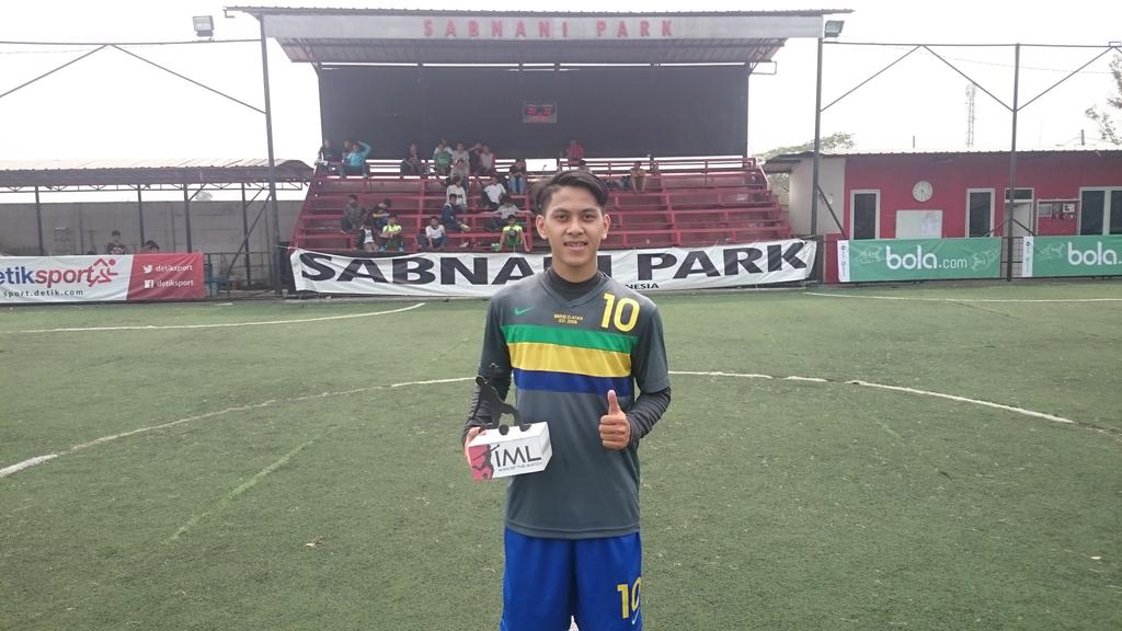 IDNMiniFootball's tweet photo. Pemain @FCBRENDZLATAN menjadi Man of the match setelah mencetak 6 gol saat melawan @SipilTrisaktiFC . #IML https://t.co/mgETDYbH68