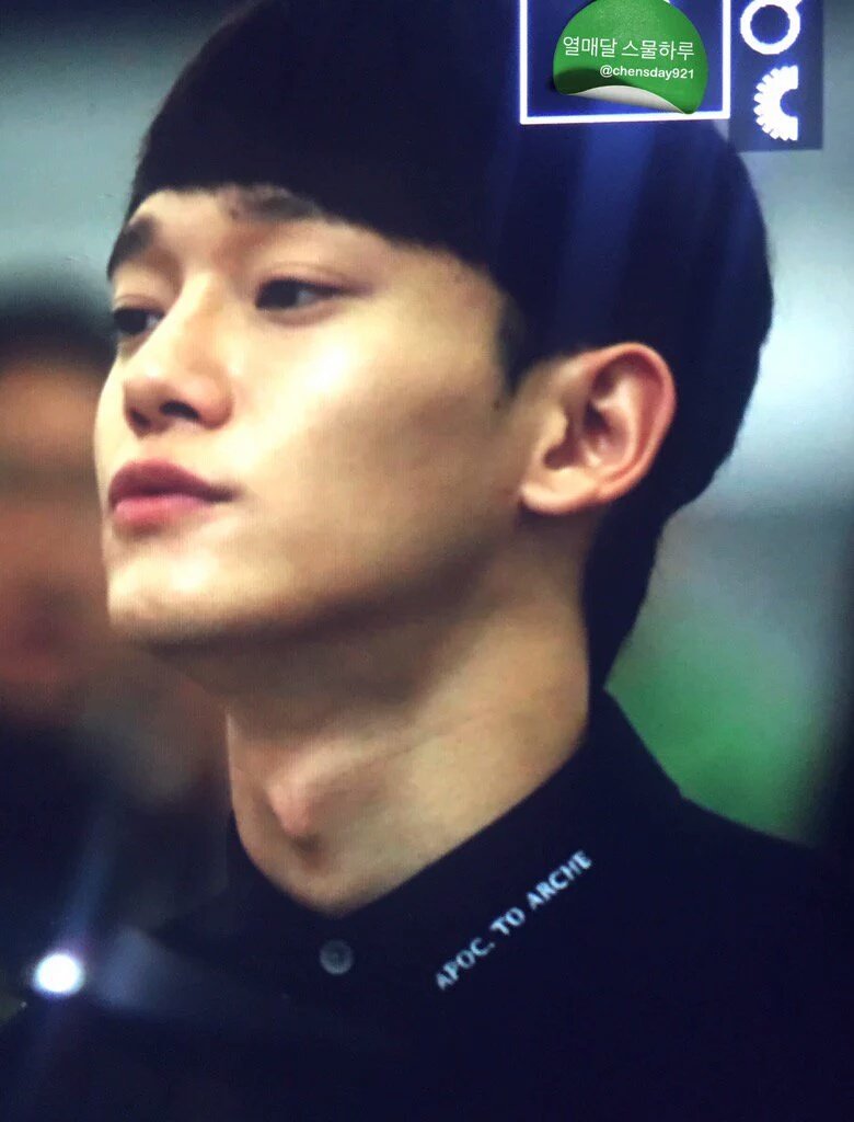 EXOGlobal's tweet photo. [PREVIEW] 151024 Chen @ Shanghai (PVG) Airport Cr: chensday921 https://t.co/drsA8C2g3m