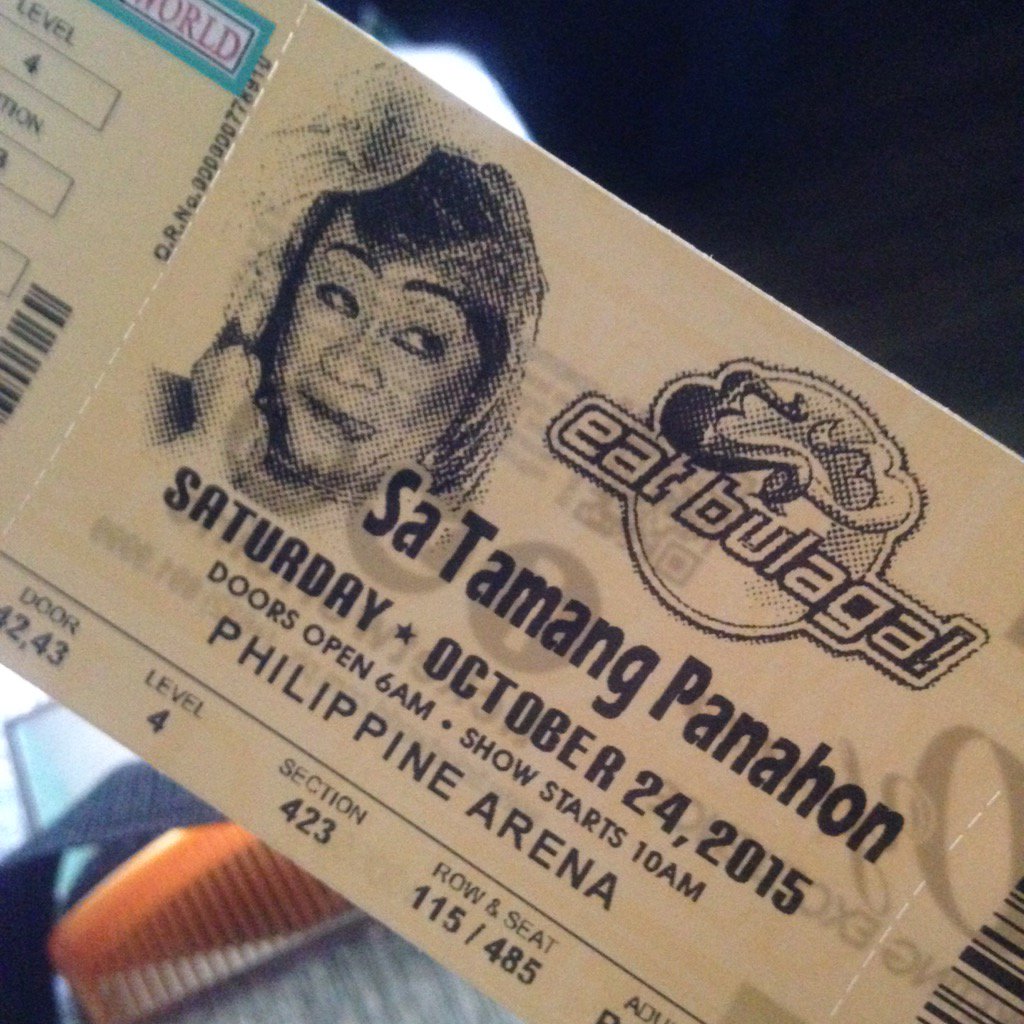 albertcataluna's tweet photo. Konti tiis na Lang #ALDubEBTamangPanahon #PhilippineArena https://t.co/i3jSQgcu01