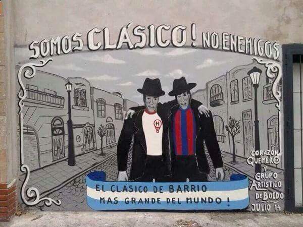 Hoy se cumplen 100 años del 1er clásico de barrio más grande del mundo, #Huracán y #SanLorenzo. RIVALES, NO ENEMIGOS