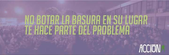 accion_usach's tweet photo. Clarito! No botar la basura en su lugar te hace parte del problema https://t.co/98VH6Egqds