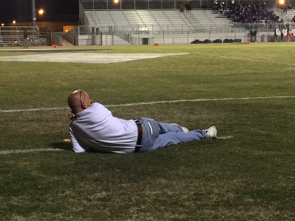 Senior advisor working hard at homecoming!!! Go Wolfpack!