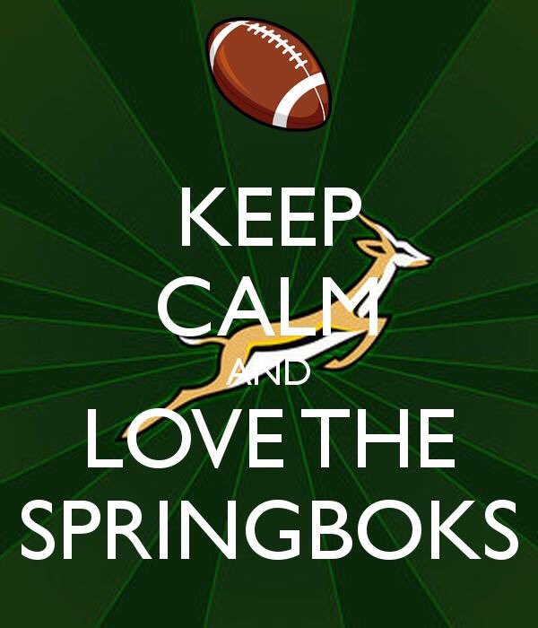 Supporting the #boks #ProudlySouthAfrican