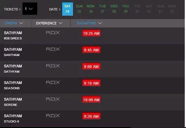 Chiyaan Vikram Fans (@chiyaancvf) on Twitter photo #10Endrathukulla Today morning 6 special shows at #Sathyam cinemas all are sold out! #Blockbuster Hit <a href="/10EKTheFilm/">10 Endrathukulla</a> #10Endrathukulla Today morning 6 special shows at #Sathyam cinemas all are sold out! #Blockbuster Hit <a href="/10EKTheFilm/">10 Endrathukulla</a>
