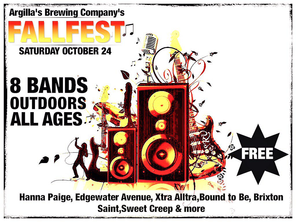 boundtobeband's tweet photo. Food, drinks,sunshine &amp; music! We're goin' on at 5:15. #fallfest https://t.co/0sZydZB76v
