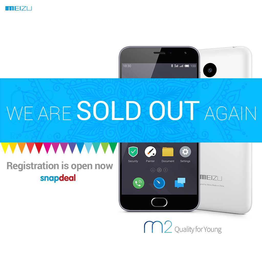 Meizu_India's tweet photo. We are preparing more for you! Register for the next sale here: https://t.co/TSR2HToZoB #QualityForYoung https://t.co/GEl3Exp7zQ