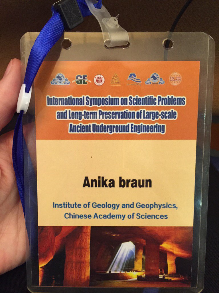 FrlBraun's tweet image. At International Symposium of Ancient #undergroundengineering in Longyou, Zhejiang, China #archeology #rockmechanics