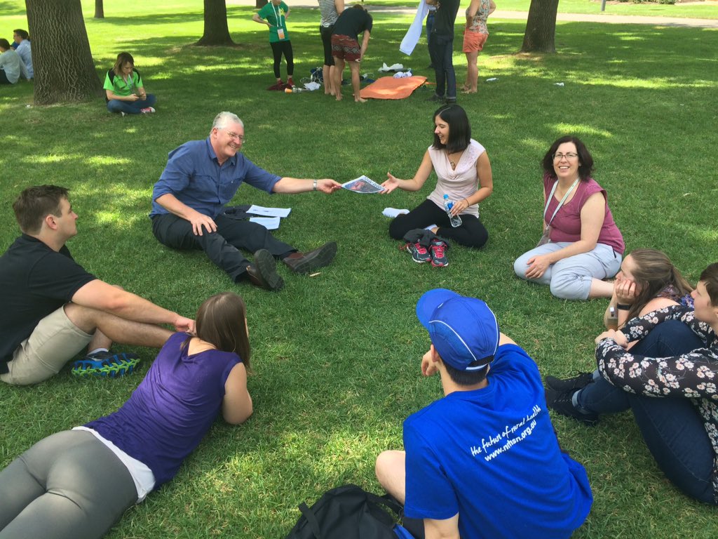 ACRRM's tweet photo. Afternoon workshops in the sun for #RMA15 #medstudents #ACRRM https://t.co/UKxbgj3iNC