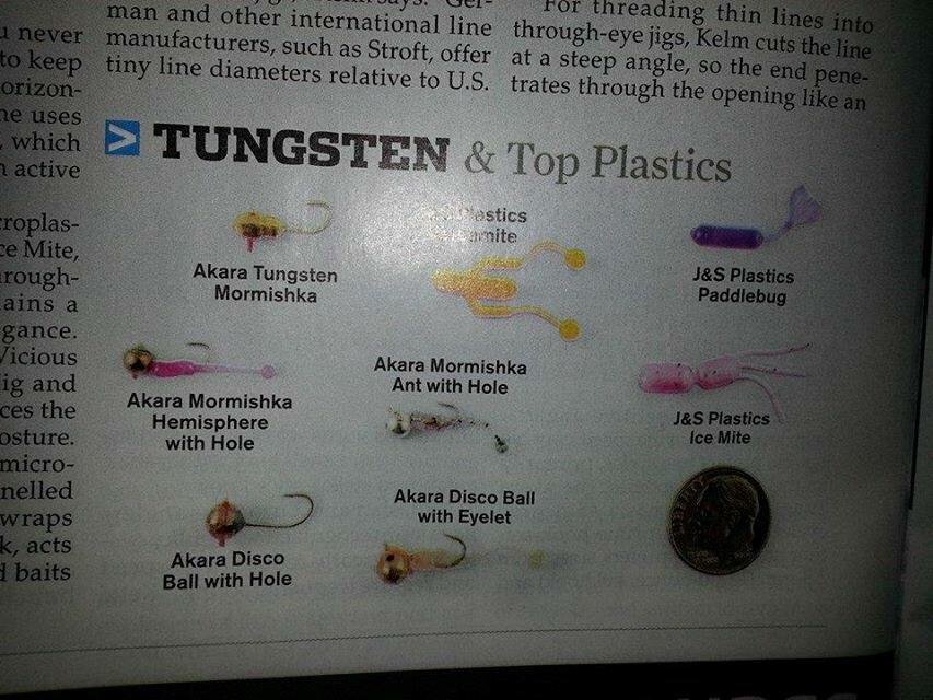 Check out the new #infisherman 2016 ice guide ? #jandscustomjigs