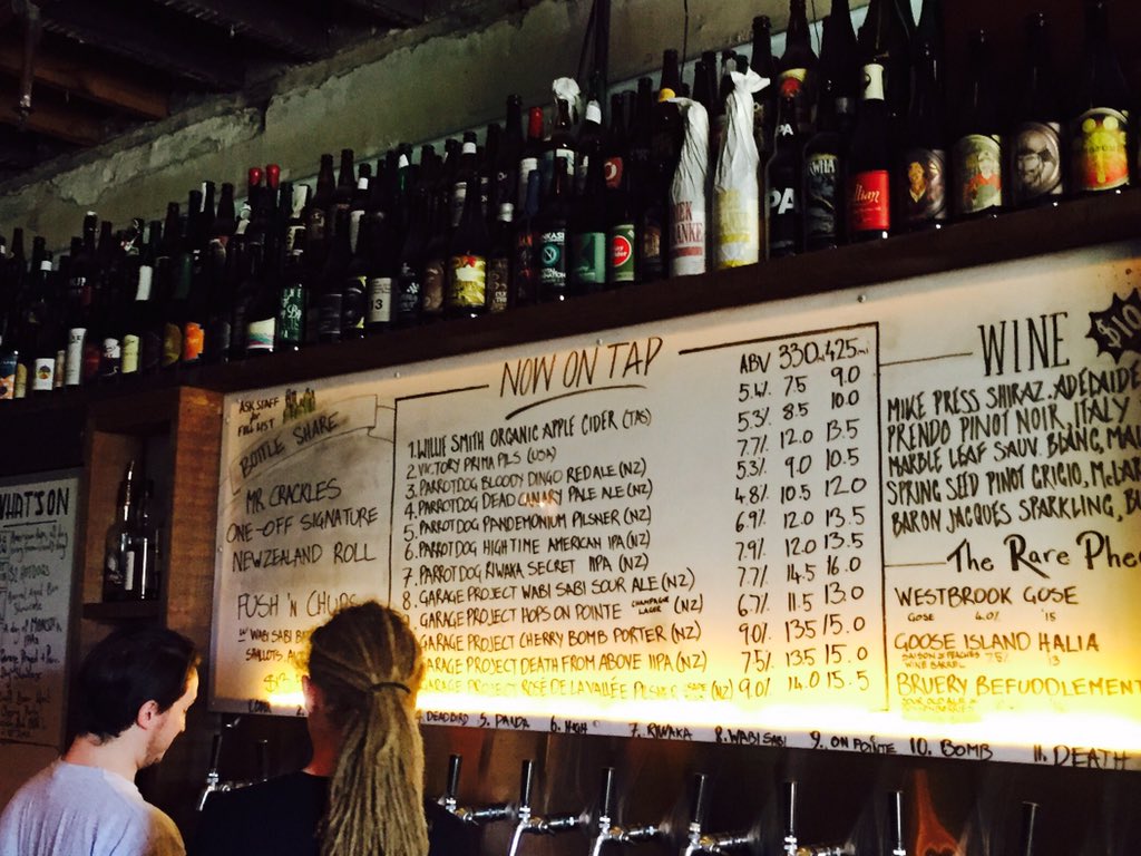 Garage_Project's tweet photo. Wellington tap takeover @BitterPhew with our mates @ParrotDog - come down and say hi! @SydneyCraftBeer #scbw15 https://t.co/AfGoVzFbQL