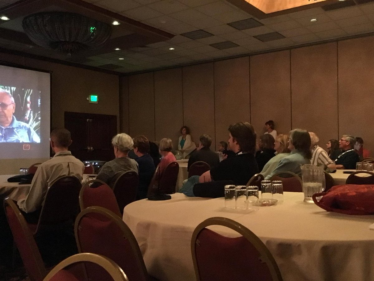 lindabcoffin's tweet photo. The Video Share at #aph2015. Watching life story videos by APH members. Wonderful talent and wonderful stories. https://t.co/CncWRje45p