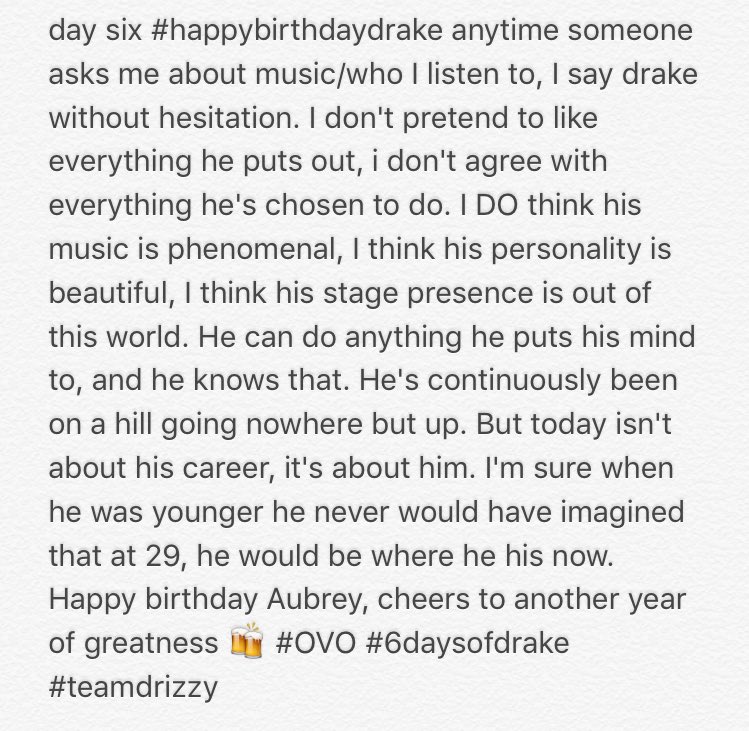ovoflow's tweet photo. day six: HAPPY BIRTHDAY DRAKE
OVO REPS UP #6DaysOfDrake https://t.co/LcoyjcqJEx