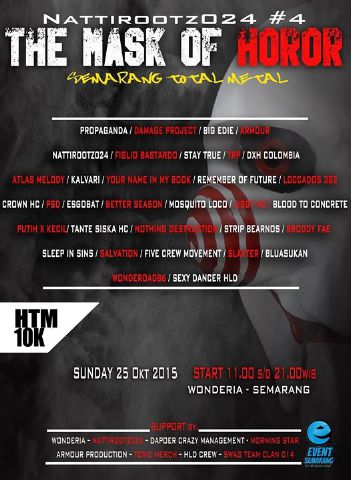 BlueSukan_yk's tweet photo. Next perform kita di acranya @nattirootz024 TheMaksOfHoror at Wonderia Smarng. HTM10k #EventSMG #BLUESESSION #musik https://t.co/V1jjVTSpCZ