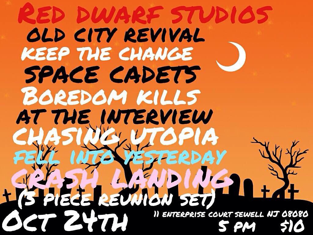 ChasingUtopiaNJ's tweet photo. Who's ready to mosh with us tonight at Red Dwarf Studios?! It's going to be one awesome night! #reddwarfstudios https://t.co/H8p1OrxOWl