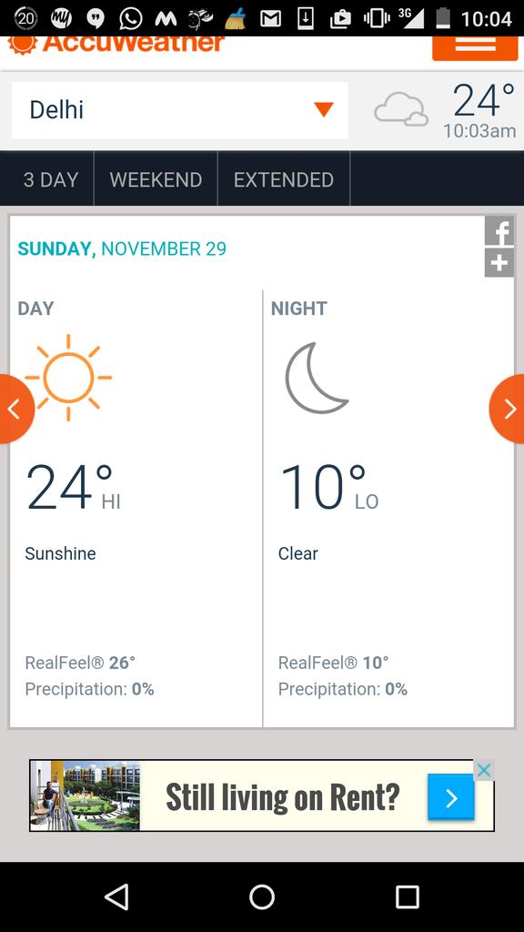 tvmahalingam's tweet photo. So, Delhi is going go have great running weather on the Half Marathon day (29th November). @runadhm https://t.co/o3nhicerWC